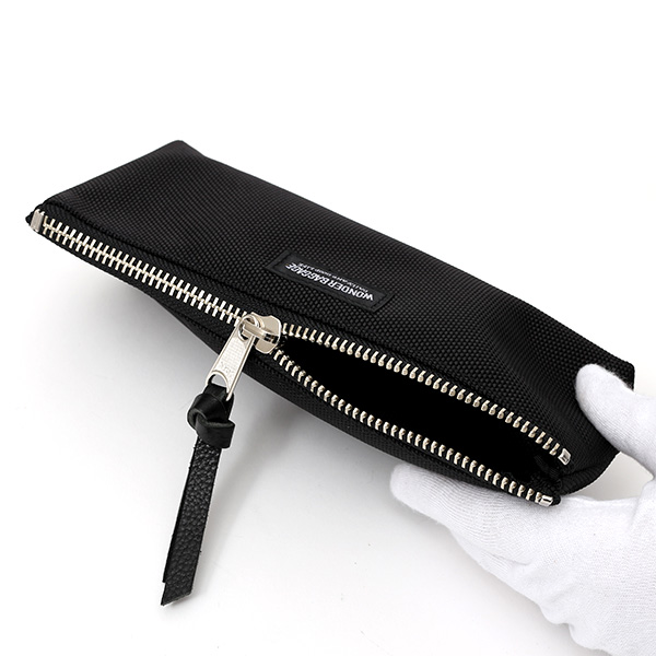 筆箱 ペンケース ブラック 黒 黒色 おしゃれ シンプル かわいい 大容量 女子 メンズ レディース 日本製 ブランド ワンダーバゲージ