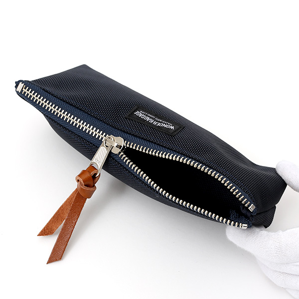 筆箱 ペンケース ブルー ネイビー 青色 おしゃれ シンプル かわいい 大容量 女子 メンズ レディース 日本製 ブランド ワンダーバゲージ