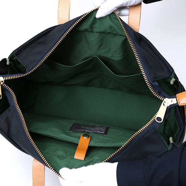  トートバッグ メンズ 大容量 ビジネスバッグ 本革 日本製 ブランド レザー ブルー ネイビー 青色 ショルダー紐付き 大きい 大きめ 13インチ ノートPC パソコン ケース 鞄 カバン おしゃれ 大人 かわいい ワンダーバゲージ(WONDER BAGGAGE)