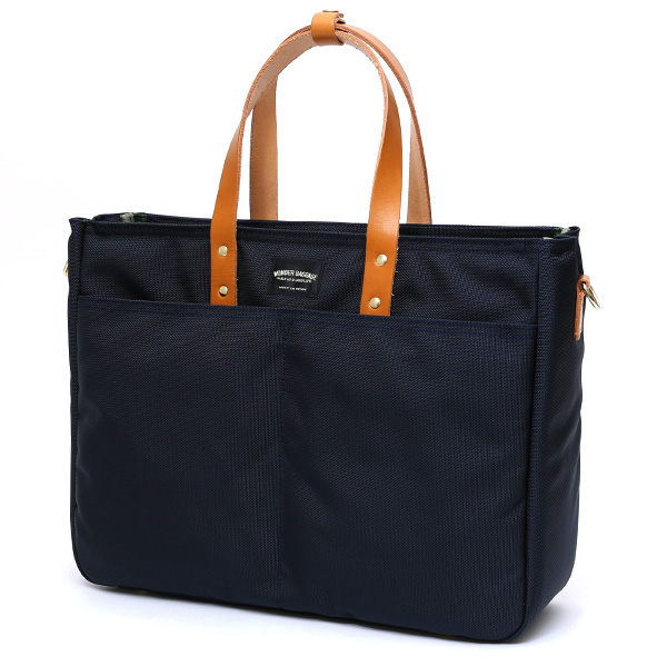  トートバッグ メンズ 大容量 ビジネスバッグ 本革 日本製 ブランド レザー ブルー ネイビー 青色 ショルダー紐付き 大きい 大きめ 13インチ ノートPC パソコン ケース 鞄 カバン おしゃれ 大人 かわいい ワンダーバゲージ(WONDER BAGGAGE)