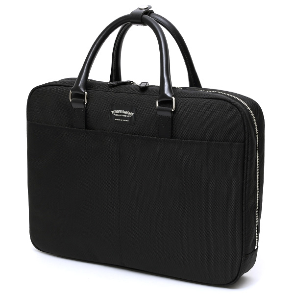  ビジネスバッグ メンズ ブリーフケース 本革 日本製 ブランド ブラック 黒 黒色 ショルダー付き レザー 鞄 カバン 小ぶり 小さめ 小さい オシャレ カジュアル 大人 かわいい ワンダーバゲージ(WONDER BAGGAGE)