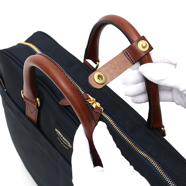  ビジネスバッグ メンズ ブリーフケース 本革 日本製 ブランド チョコ ブラウン 茶 茶色 ショルダー付き レザー 鞄 カバン 小ぶり 小さめ 小さい オシャレ カジュアル 大人 かわいい ワンダーバゲージ(WONDER BAGGAGE)