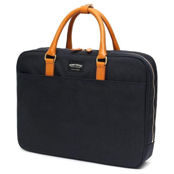  ビジネスバッグ メンズ ブリーフケース 本革 日本製 ブランド ブルー ネイビー 青色 ショルダー付き レザー 鞄 カバン 小ぶり 小さめ 小さい オシャレ カジュアル 大人 かわいい ワンダーバゲージ(WONDER BAGGAGE)