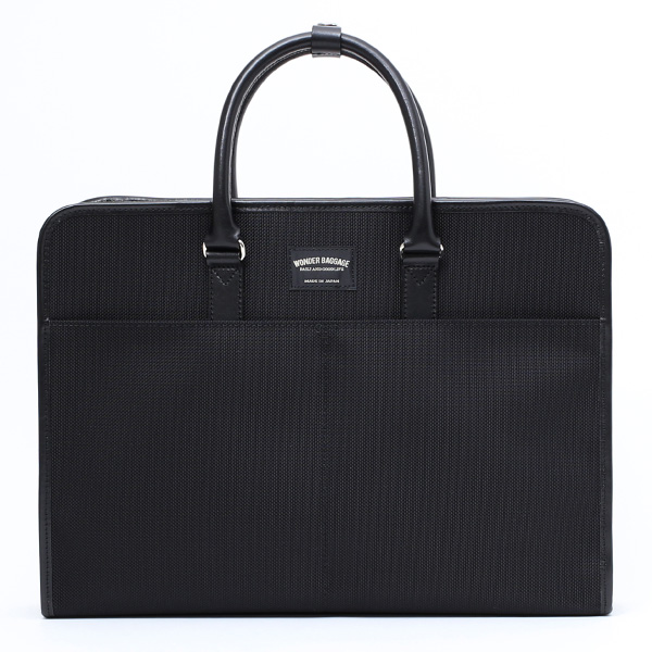 ワンダーバゲージ(WONDER BAGGAGE) グッドマンズシリーズ スクエア ビジネスバッグ ブラック
