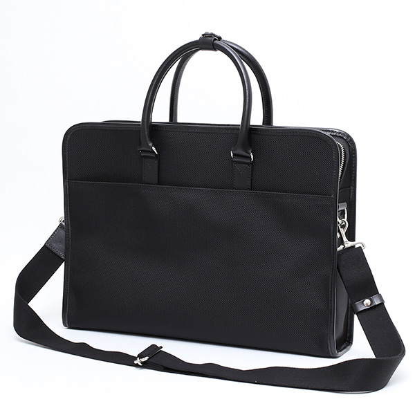  WONDER BAGGAGE グッドマンズシリーズ スクエア ビジネスバッグ ブラック 黒 黒色 ブリーフケース メンズ 本革 レザー 日本製 ブランド レディース ショルダー付き 小さめ 小ぶり A4 高級 上品 軽量 大容量 ワンダーバゲージ