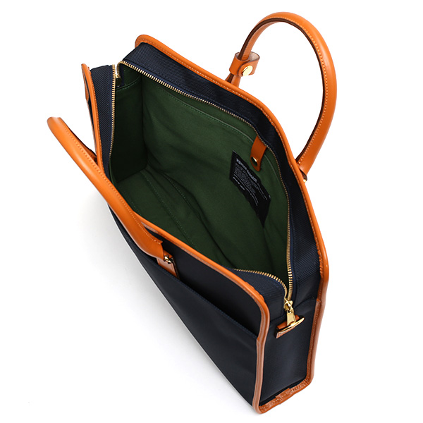  WONDER BAGGAGE グッドマンズシリーズ スクエア ビジネスバッグ ブルー ネイビー 青色 ブリーフケース メンズ 本革 レザー 日本製 ブランド レディース ショルダー付き 小さめ 小ぶり A4 高級 上品 軽量 大容量 ワンダーバゲージ