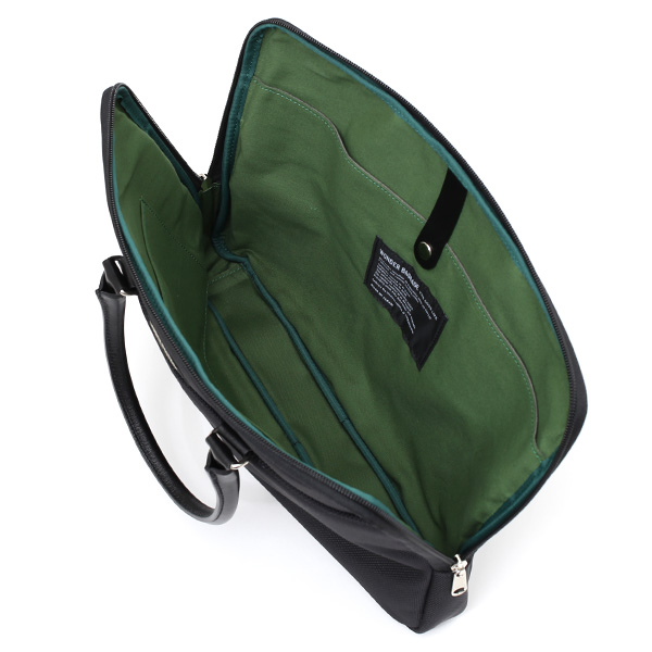  WONDER BAGGAGE グッドマンズシリーズ スモール ビジネスバッグ ブラック 黒 黒色 ブリーフケース メンズ 本革 レザー 日本製 ブランド レディース ショルダー付き 小さめ 小ぶり A4 高級 軽量 大容量 鞄 ワンダーバゲージ