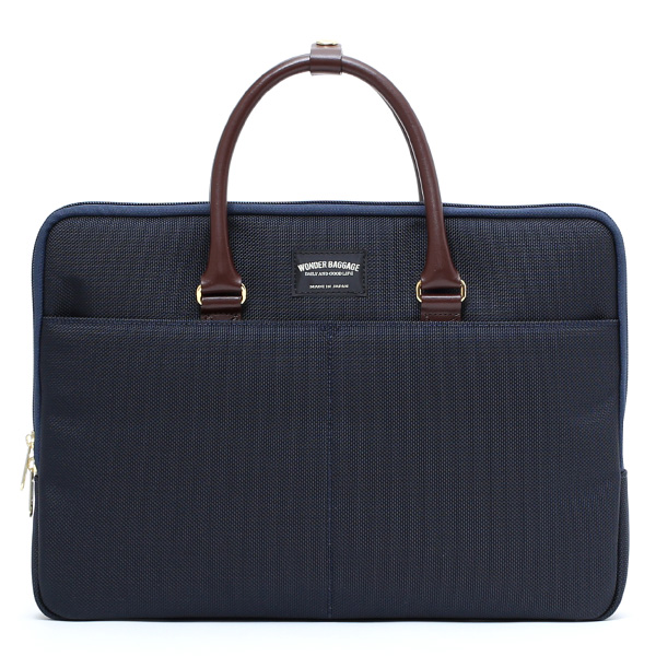 ワンダーバゲージ(WONDER BAGGAGE) グッドマンズシリーズ スモール ブリーフケース チョコ