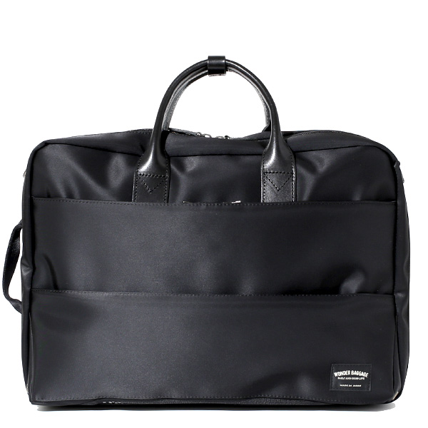 ワンダーバゲージ(WONDER BAGGAGE) グッドマンズシリーズ 3WAY ブリーフケース ブラック