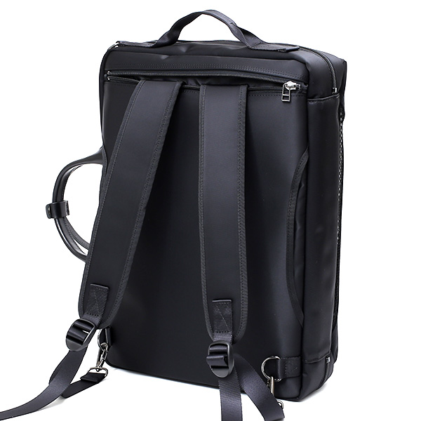  ビジネスバッグ 3WAY ブリーフケース バックパック ショルダー リュック メンズ レディース ブラック 黒 黒色 ナイロン 本革 レザー 日本製 高級 A4 大容量 鞄 通勤 通学 出張 ワンダーバゲージ(WONDER BAGGAGE)