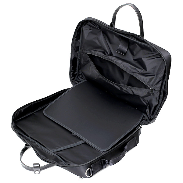  ビジネスバッグ 3WAY ブリーフケース バックパック ショルダー リュック メンズ レディース ブラック 黒 黒色 ナイロン 本革 レザー 日本製 高級 A4 大容量 鞄 通勤 通学 出張 ワンダーバゲージ(WONDER BAGGAGE)