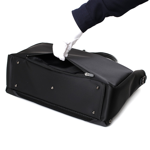  トートバッグ メンズ レディース ブランド 2WAY ショルダー 付き ビジネスバッグ 大容量 大きめ トート ブラック 黒 黒色 ナイロン 本革 レザー 日本製 A4 PC収納 通勤 通学 鞄 ワンダーバゲージ(WONDER BAGGAGE)