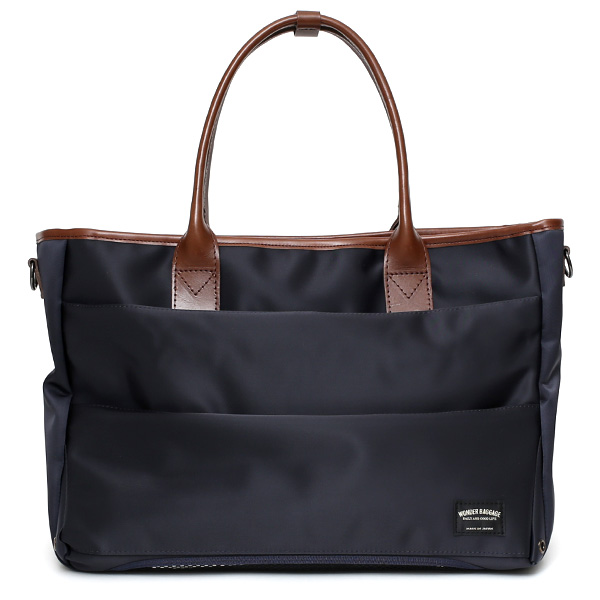 ワンダーバゲージ(WONDER BAGGAGE) グッドマンズシリーズ 2WAY トートバッグ チョコ
