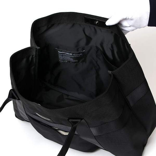 ワンダーバゲージ トートバッグ メンズ レディース トート ブランド 日本製 バリスター ナイロン 軽量 ブラック 黒 黒色 カジュアル ビジネス おしゃれ 鞄 バッグ LIGHT TOTE ワンダーバゲージ(WONDER BAGGAGE)