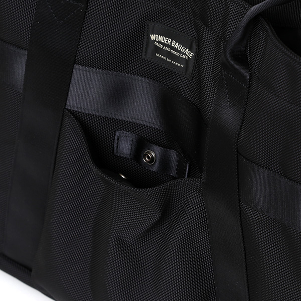  ワンダーバゲージ トートバッグ メンズ レディース トート ブランド 日本製 バリスター ナイロン 軽量 ブラック 黒 黒色 カジュアル ビジネス おしゃれ 鞄 バッグ LIGHT TOTE ワンダーバゲージ(WONDER BAGGAGE)