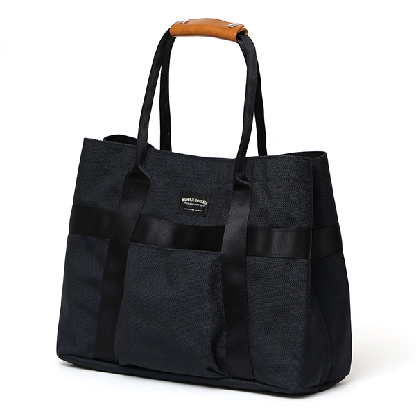  ワンダーバゲージ トートバッグ メンズ レディース トート ブランド 日本製 バリスター ナイロン 軽量 ブルー ネイビー 青色 カジュアル ビジネス おしゃれ 鞄 バッグ LIGHT TOTE ワンダーバゲージ(WONDER BAGGAGE)