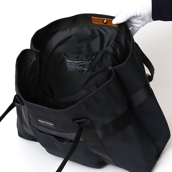  ワンダーバゲージ トートバッグ メンズ レディース トート ブランド 日本製 バリスター ナイロン 軽量 ブルー ネイビー 青色 カジュアル ビジネス おしゃれ 鞄 バッグ LIGHT TOTE ワンダーバゲージ(WONDER BAGGAGE)