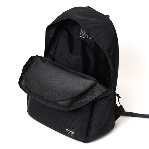  バックパック メンズ リュック レディース ナイロン ブランド 日本製 大容量 軽量 おしゃれ ナチュラル ブラック 黒 黒色 デイパック バリスティックナイロン 革 バッグ 鞄 LIGHT PACK ワンダーバゲージ(WONDER BAGGAGE)