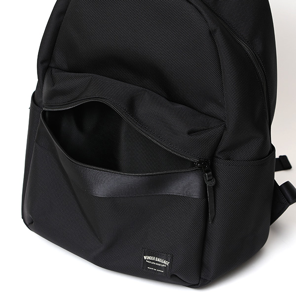  バックパック メンズ リュック レディース ナイロン ブランド 日本製 大容量 軽量 おしゃれ ナチュラル ブラック 黒 黒色 デイパック バリスティックナイロン 革 バッグ 鞄 LIGHT PACK ワンダーバゲージ(WONDER BAGGAGE)
