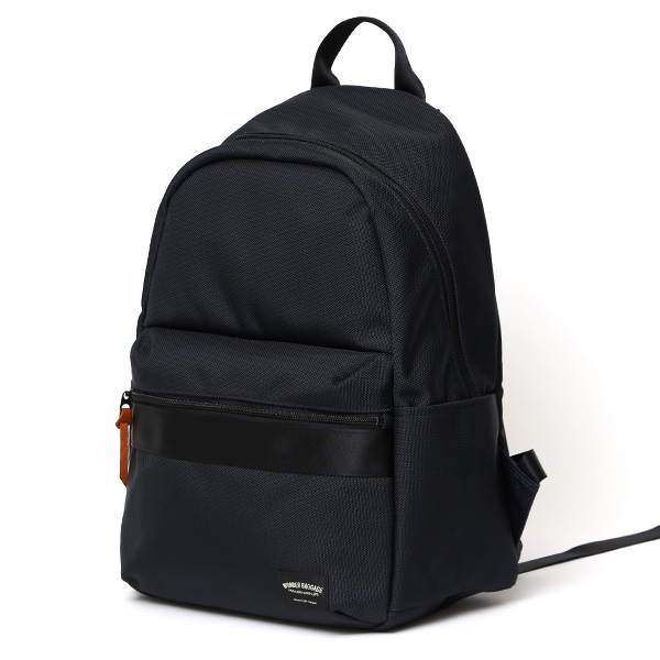  バックパック メンズ リュック レディース ナイロン ブランド 日本製 大容量 軽量 おしゃれ ナチュラル ブルー ネイビー 青色 デイパック バリスティックナイロン 革 バッグ 鞄 LIGHT PACK ワンダーバゲージ(WONDER BAGGAGE)