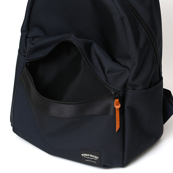  バックパック メンズ リュック レディース ナイロン ブランド 日本製 大容量 軽量 おしゃれ ナチュラル ブルー ネイビー 青色 デイパック バリスティックナイロン 革 バッグ 鞄 LIGHT PACK ワンダーバゲージ(WONDER BAGGAGE)