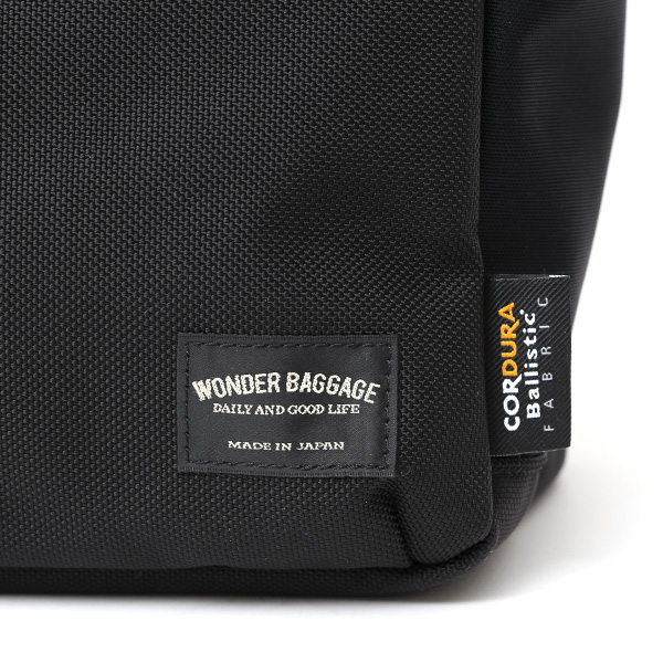  WONDER BAGGAGE バリスティックナイロン トートバッグ メンズ 防水 日本製 ブラック 黒 黒色 ビジネスバッグ ビジネストート 仕事 ナイロン 男性 鞄 高級 おしゃれ 通勤 スーツ オフィスカジュアル ワンダーバゲージ アクティベートシリーズ