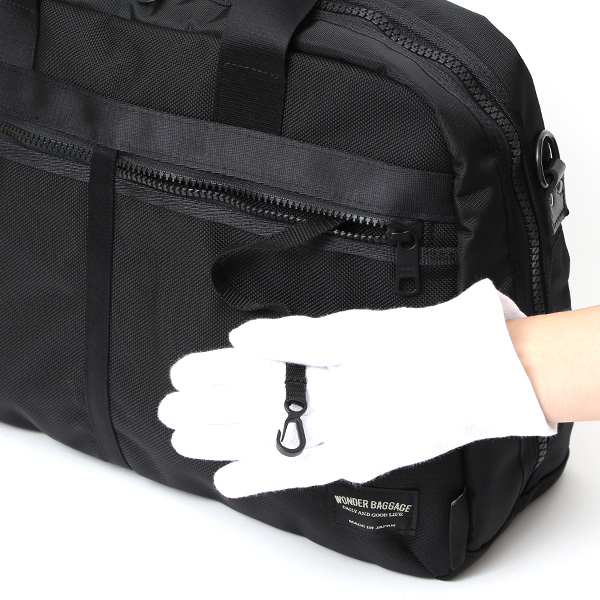  WONDER BAGGAGE バリスティックナイロン ビジネスバッグ ブリーフケース メンズ 防水 日本製 ブラック 黒 黒色 仕事 ナイロン 鞄 高級 おしゃれ 通勤 スーツ 男性 オフィスカジュアル ワンダーバゲージ アクティベートシリーズ