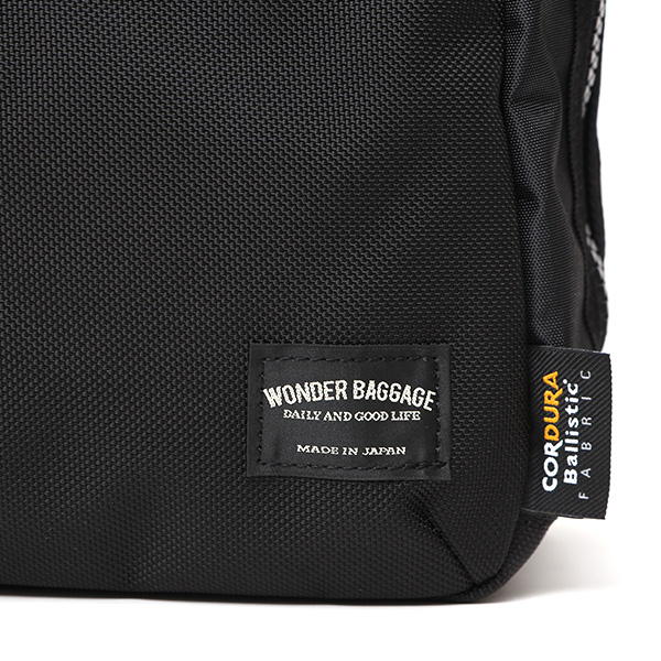  WONDER BAGGAGE バリスティックナイロン ビジネスバッグ ブリーフケース メンズ 防水 日本製 ブラック 黒 黒色 仕事 ナイロン 鞄 高級 おしゃれ 通勤 スーツ 男性 オフィスカジュアル ワンダーバゲージ アクティベートシリーズ