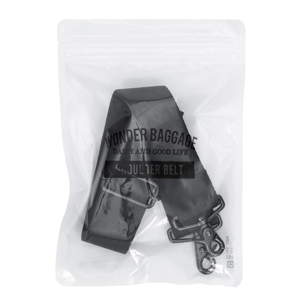 ワンダーバゲージ(WONDER BAGGAGE) ショルダーテープ nylon-metal ブラック