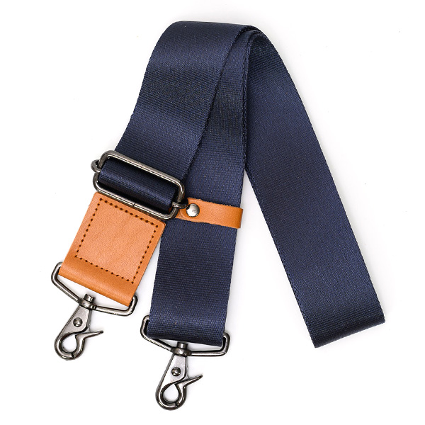 WONDER BAGGAGE(ワンダーバゲージ) ショルダーテープ nylon ネイビー/キャメル