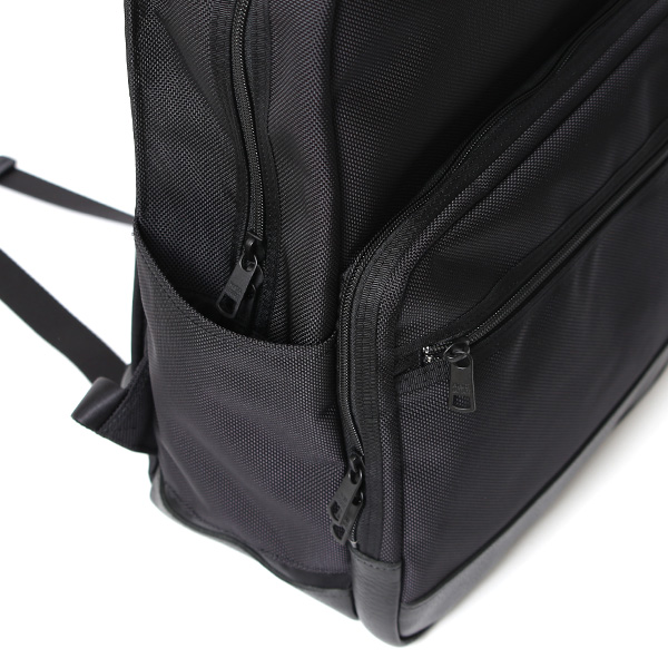 WONDER BAGGAGE リュック メンズ ビジネスリュック バックパック 日本製 大容量 ブラック 黒 黒色 A4 15インチ 16インチ ノートPC収納可能 オフィスカジュアル 自転車 通勤 ワンダーバゲージ グッドマンズシリーズ デイパックネオ WB-G-032