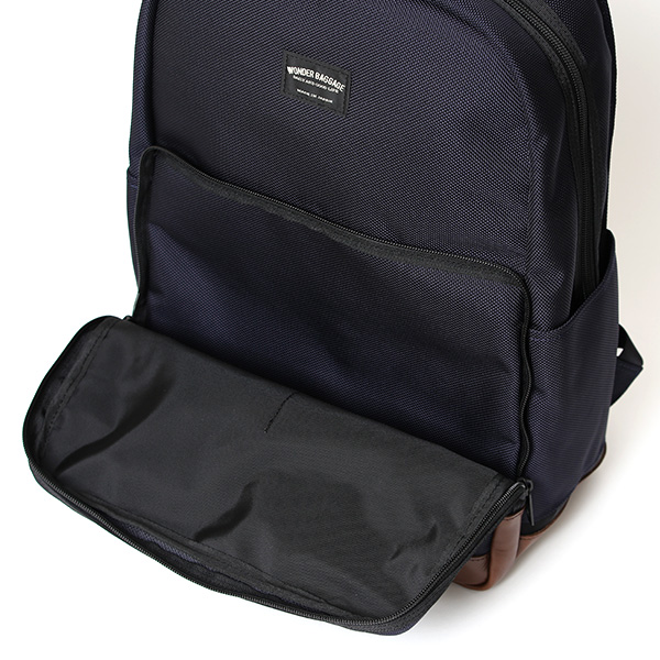 WONDER BAGGAGE リュック メンズ ビジネスリュック バックパック 日本製 大容量 チョコ ブラウン 茶 茶色 A4 15インチ 16インチ ノートPC収納可能 オフィスカジュアル 自転車 通勤 ワンダーバゲージ グッドマンズシリーズ デイパックネオ WB-G-032
