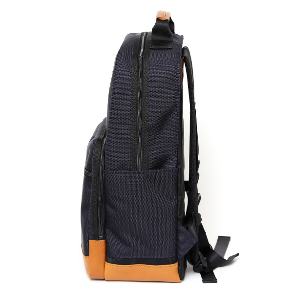 WONDER BAGGAGE リュック メンズ ビジネスリュック バックパック 日本製 大容量 ブルー ネイビー 青色 A4 15インチ 16インチ ノートPC収納可能 オフィスカジュアル 自転車 通勤 ワンダーバゲージ グッドマンズシリーズ デイパックネオ WB-G-032