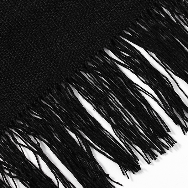  結城紬 シルク100％ 日本製 ストール メンズ レディース 182×65 大判 マフラー ショール ブラック 黒 黒色 結婚式 ひざ掛け スカーフ かわいい 高級 着物 晴れ着 成人式