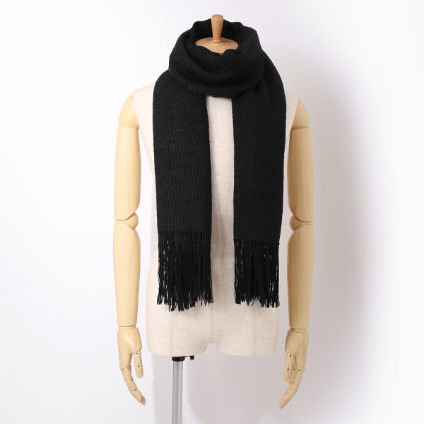  結城紬 シルク100％ 日本製 ストール メンズ レディース 182×65 大判 マフラー ショール ブラック 黒 黒色 結婚式 ひざ掛け スカーフ かわいい 高級 着物 晴れ着 成人式