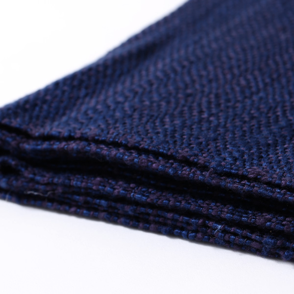  結城紬 シルク100％ 日本製 ストール メンズ レディース 182×65 大判 マフラー ショール ブルー ネイビー 青色 結婚式 ひざ掛け スカーフ かわいい 高級 着物 晴れ着 成人式