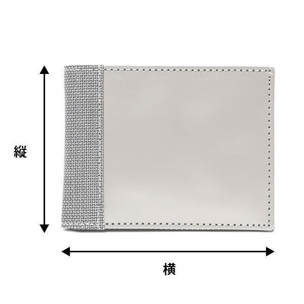 二つ折り財布 サイズ詳細01